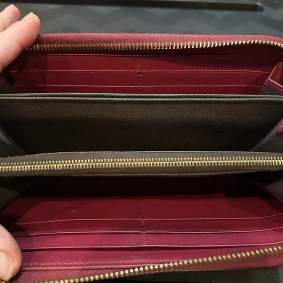 Fendi Black, Brown and Pink Striped Wallet - Picture 4 of 6